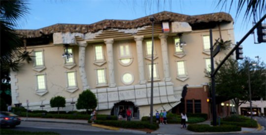 Entrance to Wonderworks in Orlando,  Florida,  USA