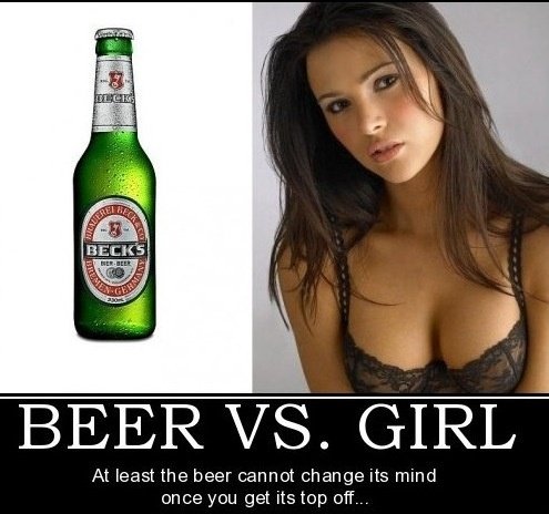 ლუდი vs გოგო
