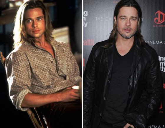 Brad Pitt 90 -იანებში და ახლა