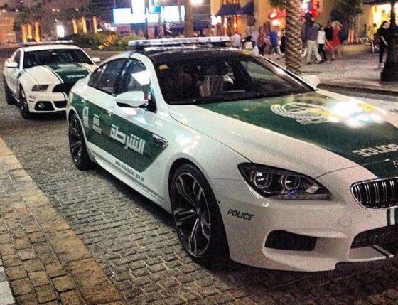 დუბაის პოლიციის მანქანები - Ford Mustang და BMW M6