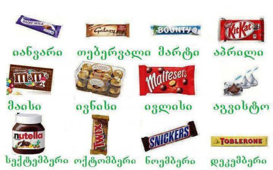 შენ რომელი შოკოლადი ხარ?