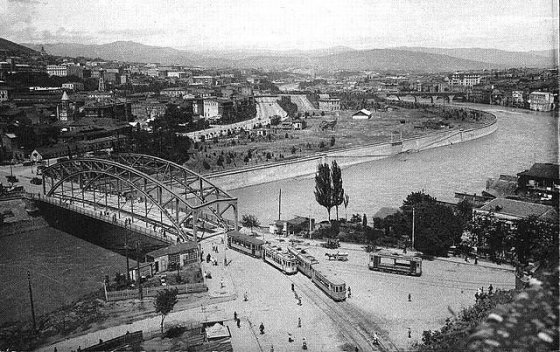 ასე გამოიყურებოდა ბარათაშვილის ხიდი მე-20 საუკუნის შუა ხანებში