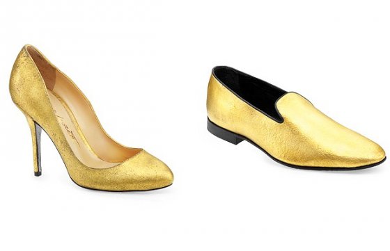 დიზაინრებმა ოქროს ფეხსაცმელები "შექმნეს"