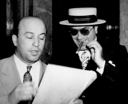 ალ კაპონე თავის ადვოკატ აბე ტეიტელბაუმთან ერთად-1941წ.